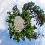 بوستان وکیل آباد - نمای سیاره کوچک