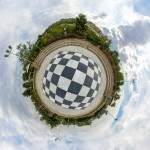 نمای سیاره کوچک - محوطه شطرنجی