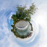 نمای سیاره کوچک استخر