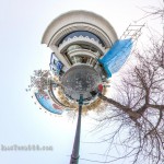 تالار داریوش - نمای سیاره کوچک بیرون تالار